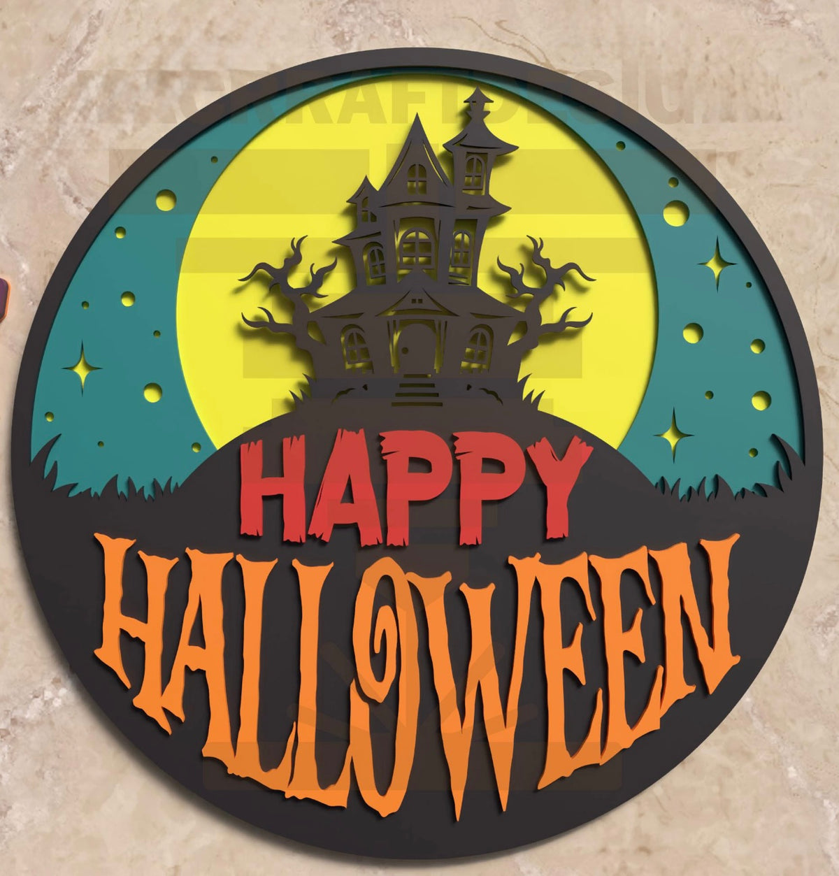 HALLOWEEN 3D Door Hangers