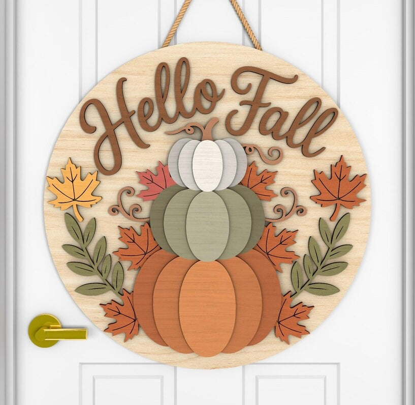 FALL 3D Door Hangers (18")