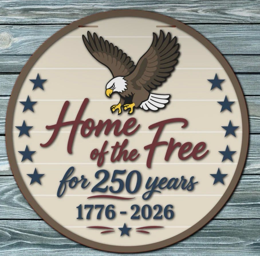 PATRIOTIC 3D Door Hangers (16")
