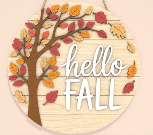 FALL 3D Door Hangers (18")