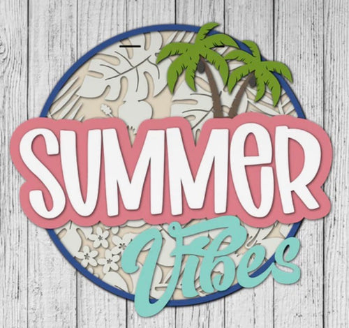 SUMMER 3D Door Hangers (16")