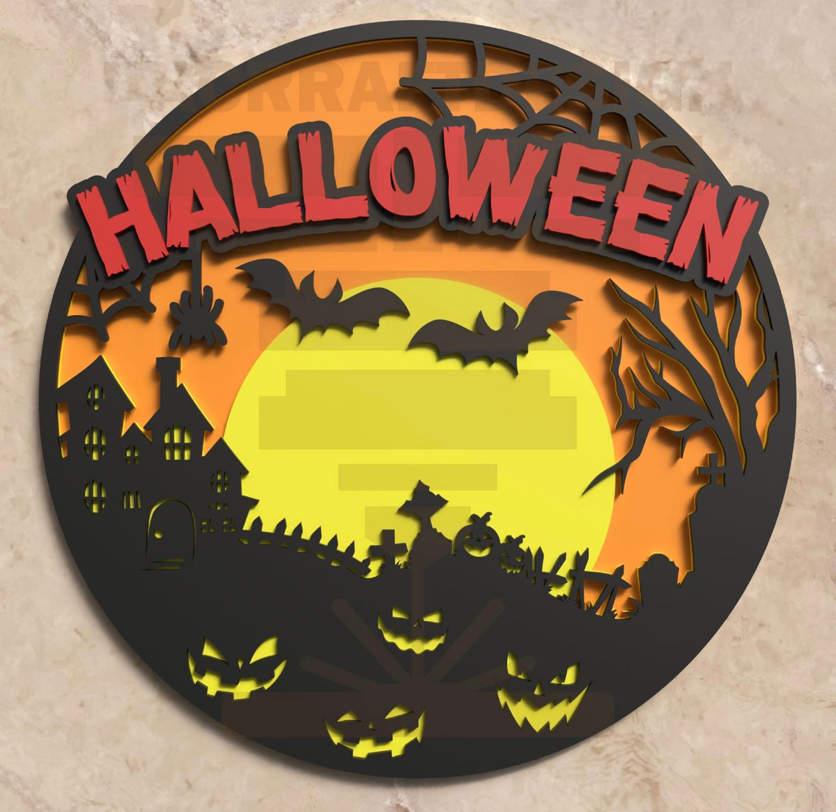 HALLOWEEN 3D Door Hangers