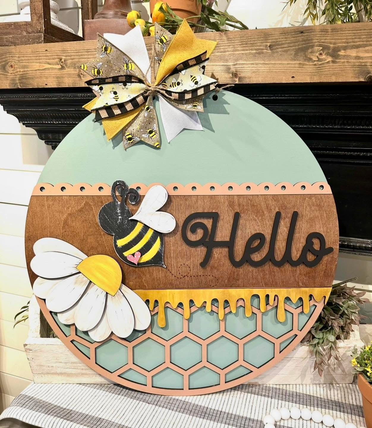 SPRING 3D Door Hangers (16")