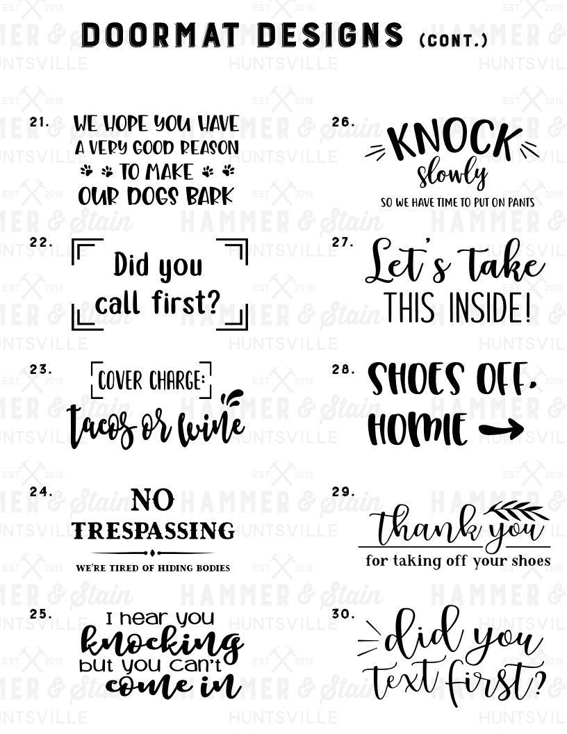 EVERYDAY Doormats (18x30")