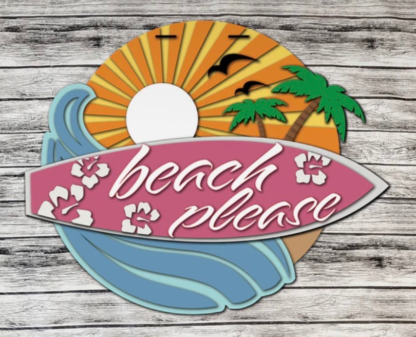 SUMMER 3D Door Hangers (16")