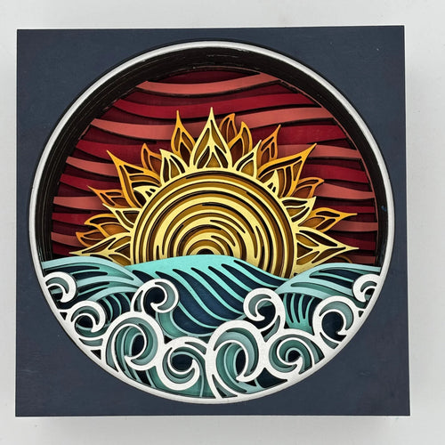 SUMMER 3D Layered Signs
