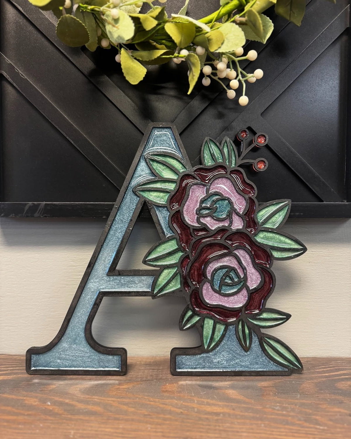 RESIN Floral Monograms