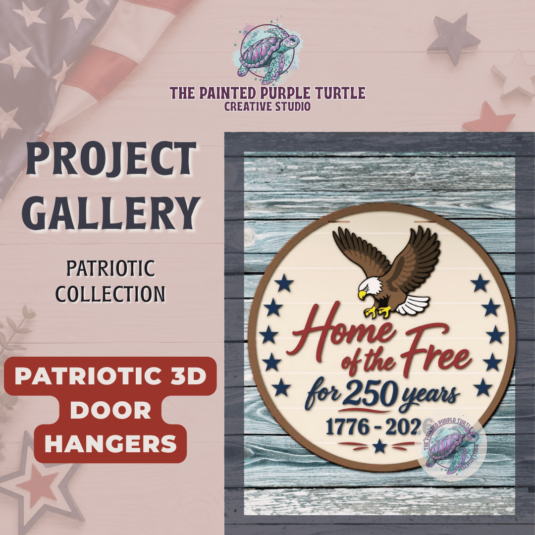 PATRIOTIC 3D Door Hangers (16")