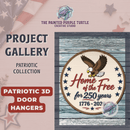 PATRIOTIC 3D Door Hangers (16")