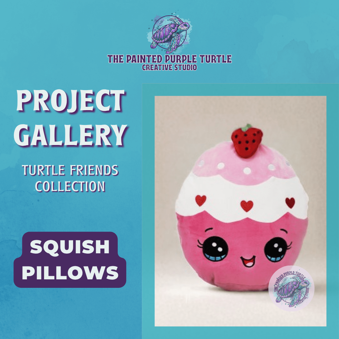 TURTLE FRIENDS Squish Pillows