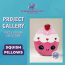 TURTLE FRIENDS Squish Pillows