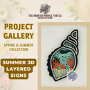 SUMMER 3D Layered Signs