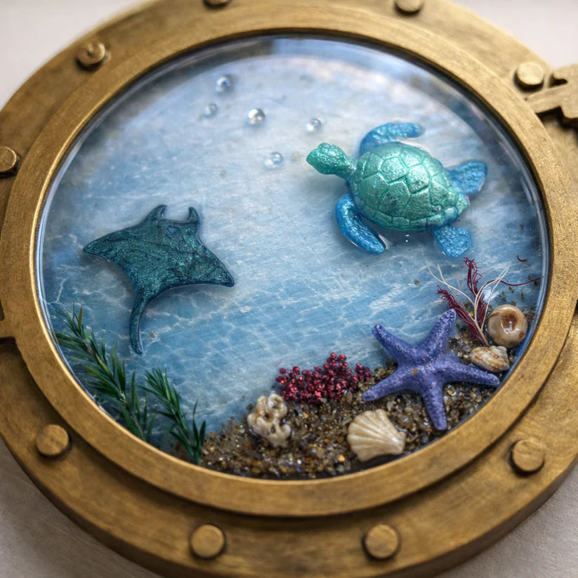 RESIN Coastal Scene